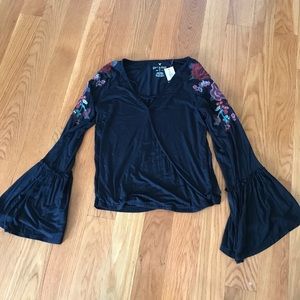 American Eagle Long-Sleeve Top